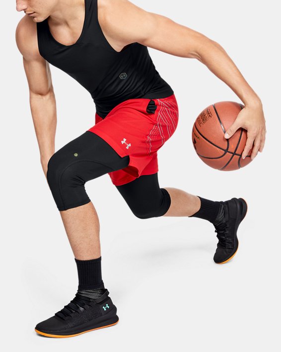 Under Armour Men's UA RUSH™ Select Knee Tights. 4