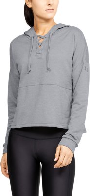 gray under armour hoodie women's
