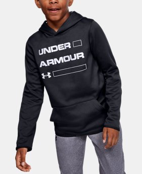  Boys' Armour Fleece® Wordmark Hoodie  10  Colors Available $24 to $30