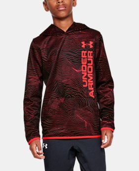  Boys' Armour Fleece® Printed Hoodie  7  Colors Available $33.75