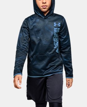  Boys' Armour Fleece® Printed Hoodie  7  Colors Available $31.99