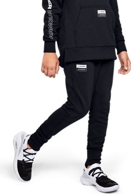 under armour fleece poly track pants