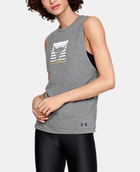 Women's UA x Project Rock Bull Muscle Tank FREE U.S. SHIPPING 1 Color Available $40
