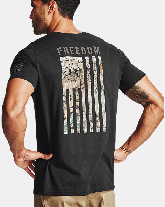 Men's UA Freedom Flag Camo T-Shirt | Under Armour