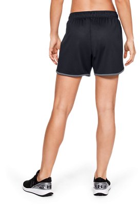 Women's UA Tech&trade; Mesh 5" Shorts, Black, pdpMainDesktop image number 2
