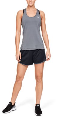 Women's UA Tech&trade; Mesh 5" Shorts, Black, pdpMainDesktop image number 0