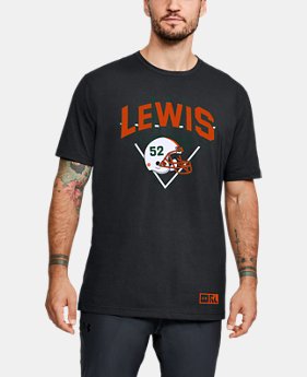 Men's Ray Lewis Helmet Graphic T-Shirt 1 Color $30