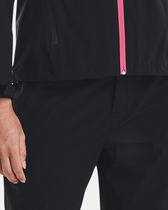 Pantalón impermeable UA Golf para mujer, Black, pdpMainDesktop image number 2