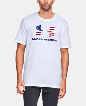 New Arrival Men's UA Sportstyle Flag Fill Short Sleeve 2 Colors Available $25