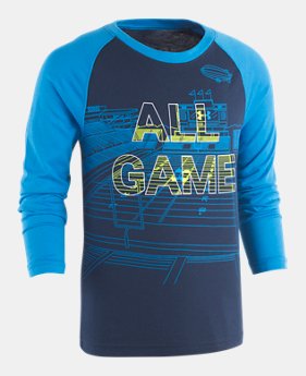 New Arrival Boys' Pre-School UA All Game Long Sleeve Shirt 1 Color Available $23