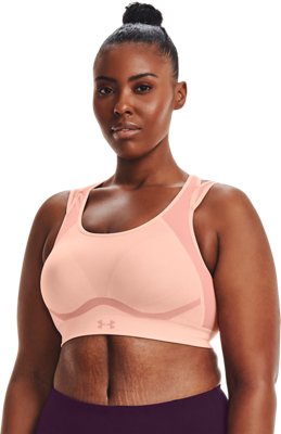 Women's UA Vanish Seamless Mid Sports Bra image number 2
