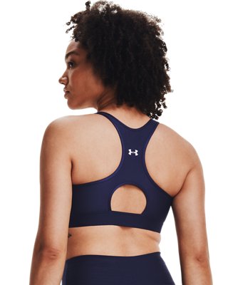 under armour women's mid keyhole sports bra