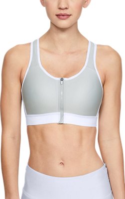 under armour white sports bra