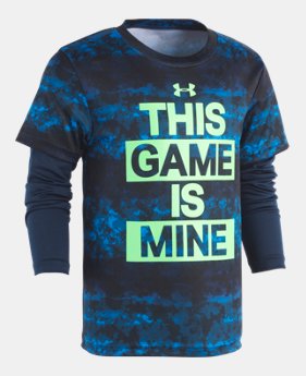 New Arrival Boys' Pre-School UA This Game Is Mine Slider 1 Color Available $30