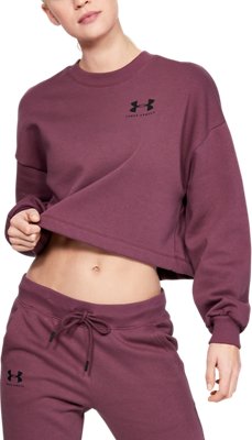 under armour hoodless sweatshirts