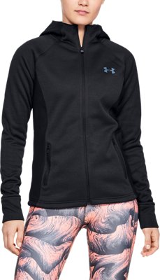 womens black under armour jacket