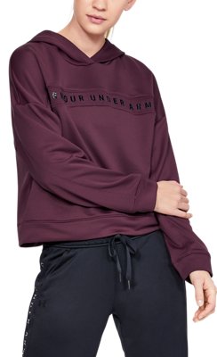 dark purple under armour hoodie