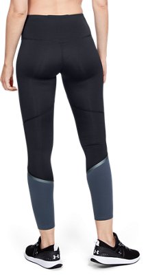 Women's ColdGear&reg; Armour Leggings Graphic, Gray, pdpMainDesktop image number 1