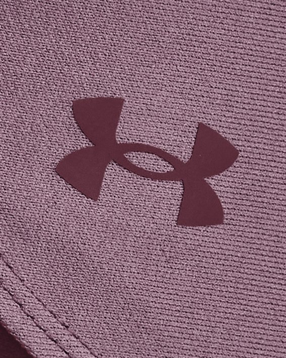 กางเกงขาสั้น UA Play Up Shorts 3.0 สำหรับผู้หญิง in Purple image number 3