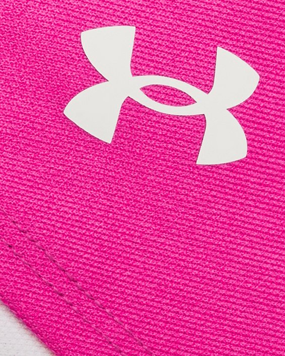 Damen UA Play Up 3.0 Shorts, Pink, pdpMainDesktop image number 3