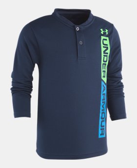 New Arrival Boys' Toddler UA Ringer Henley 1 Color Available $29