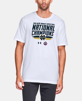 New Arrival Men's UA Notre Dame Women's National Champions T-Shirt 1 Color $35