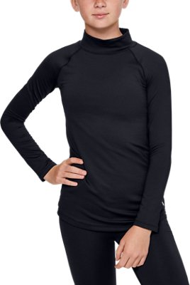 under armour women's unstoppable double knit mock neck long sleeve shirt