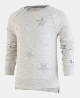 New Arrival Girls' Pre-School UA Starry Pullover 1 Color Available $40
