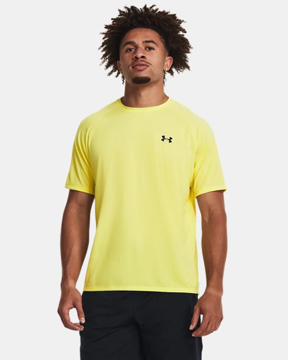 Under Armour Men's Tech 2.0 Textured Short Sleeve T-Shirt - Yellow, MD