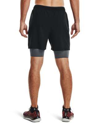 mens under armour 2 in 1 shorts