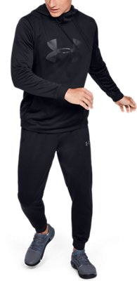 under armour men's camo big logo pullover hoodie