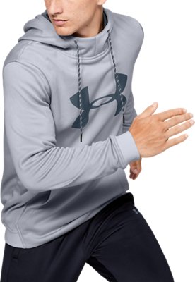 men's big logo under armour hoodie