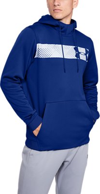 under armour blue zip up hoodie