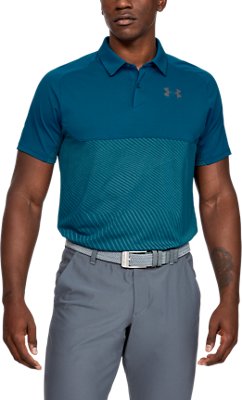 under armour teal polo