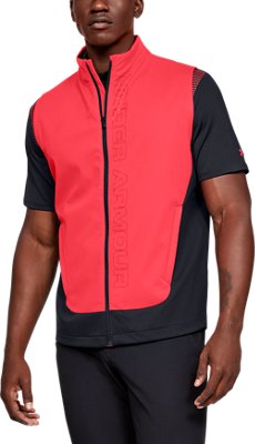 under armour full zip golf vest mens