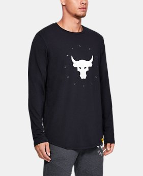 New Arrival Men's UA x Project Rock Brahma Long Sleeve Shirt 1 Color Available $40