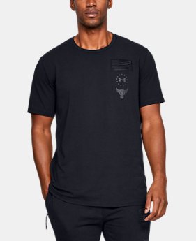 New Arrival Men's UA x Project Rock USDNA T-Shirt 1 Color Available $35
