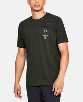 New Arrival Men's UA x Project Rock USDNA T-Shirt 1 Color Available $35