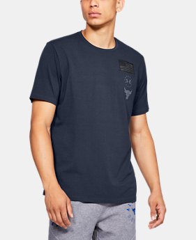 New Arrival Men's UA x Project Rock USDNA T-Shirt 2 Colors Available $35