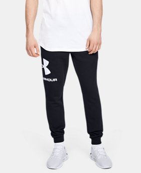 Men's UA Rival Fleece Logo Joggers 3 Colors Available $37.5