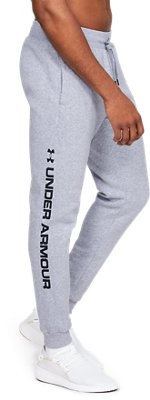 ua rival fleece logo joggers