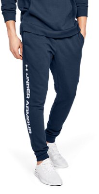 navy blue under armour sweatpants