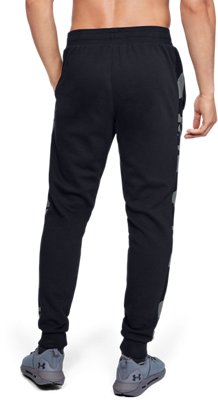 under armour rival fleece patterned joggers