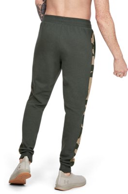 under armour rival fleece patterned joggers