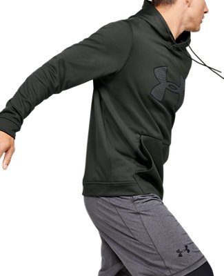 under armour storm armour fleece big logo hoodie