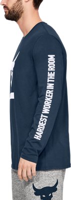 the rock hardest worker in the room shirt