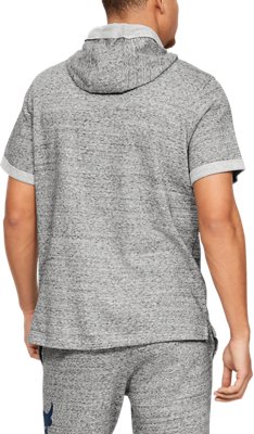 under armour project rock short sleeve hoodie