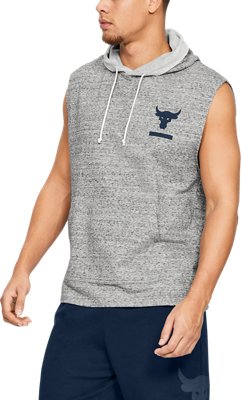 under armour men's project rock vanish sleeveless hoodie