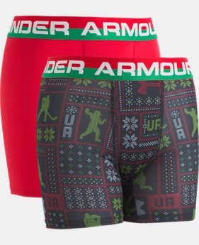 New Arrival Boys' UA Original Series Holiday Sweater Boxerjock® 2-Pack 1 Color Available $25