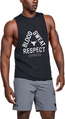 the rock blood sweat respect hoodie